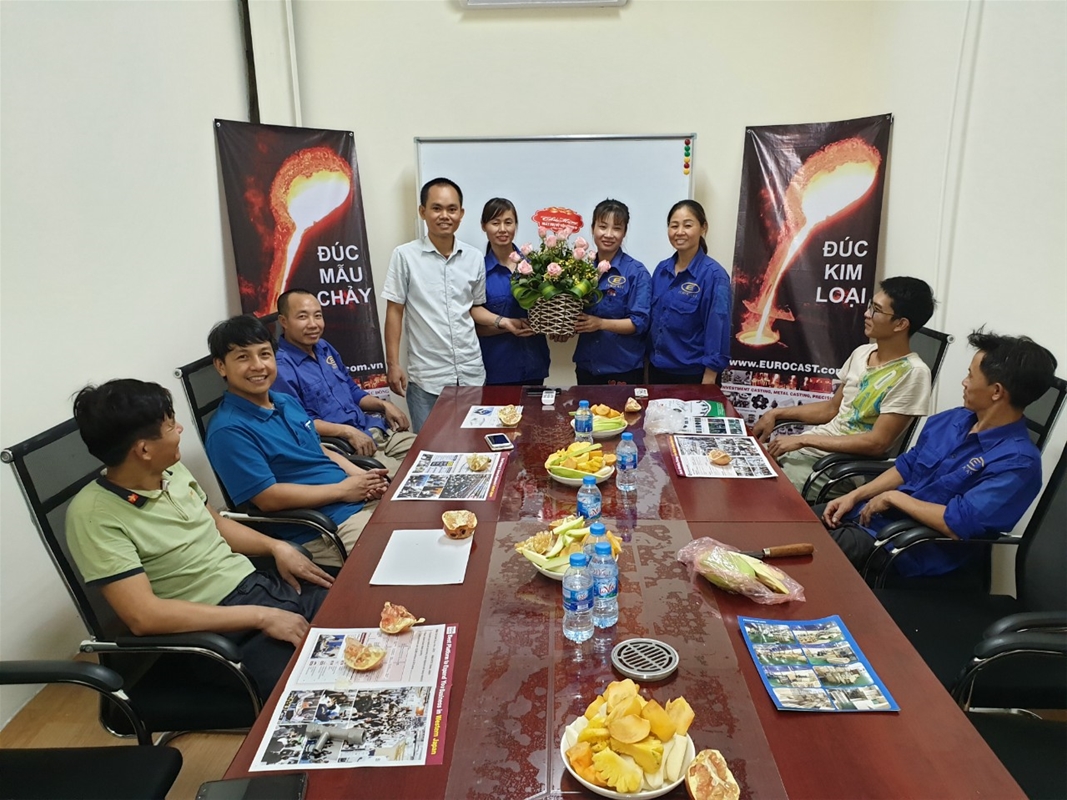 Công ty Eurocast chúc mừng ngày phụ nữ Việt Nam 20-10