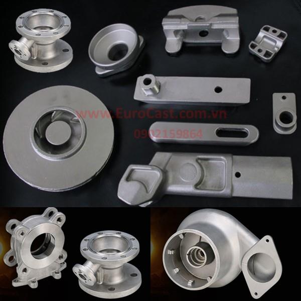 Investment casting of mechanical parts